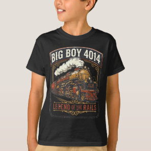Big boy 4014 steam engine locomotive train vintage T-Shirt