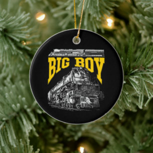 Big Boy 4014 Union Pacific Class 4000. Steam Loco. Ceramic Ornament