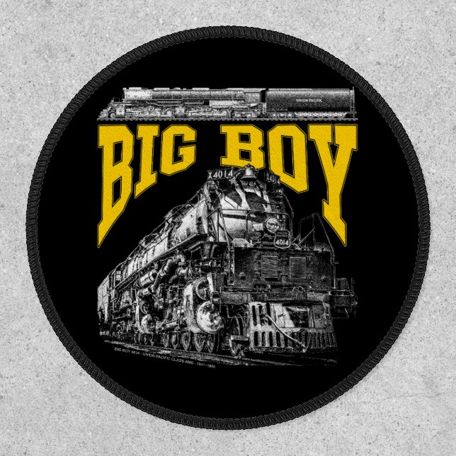 Big Boy 4014 Union Pacific Class 4000. Steam Loco. Patch (Front)