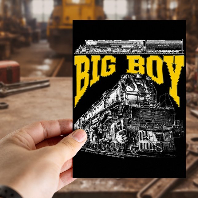 Big Boy 4014 Union Pacific Class 4000. Steam Loco. Postcard (Big Boy 4014 Union Pacific Class 4000. Steam Loco. Postcard)