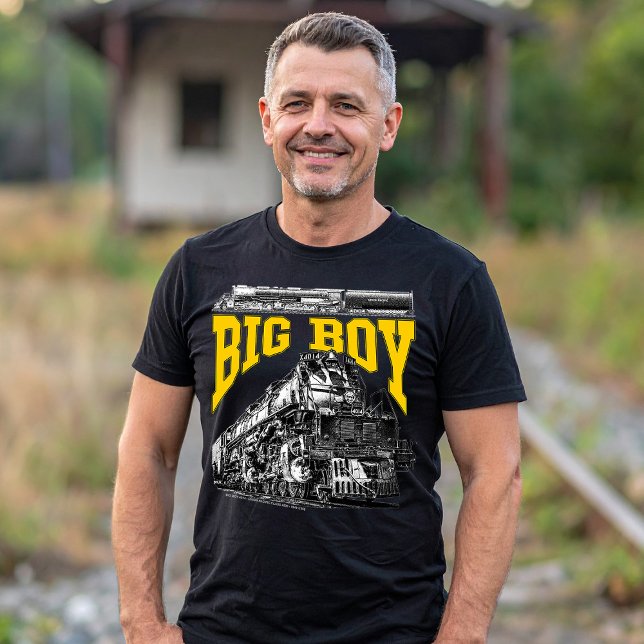 Big Boy 4014 Union Pacific Class 4000. Steam Loco. T-Shirt (Big Boy 4014 Union Pacific Class 4000. Steam Loco. Men Basic Black T-Shirt)