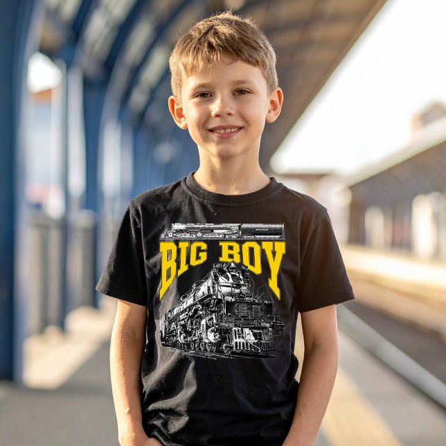 Big Boy 4014 Union Pacific Class 4000. Steam Loco. T-Shirt (Big Boy 4014 Union Pacific Class 4000. Steam Loco. Boy Basic Black T-Shirt)