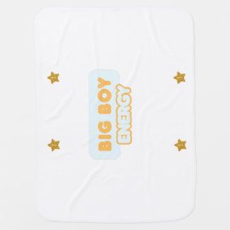 Big Boy Energy Baby Baby Blanket