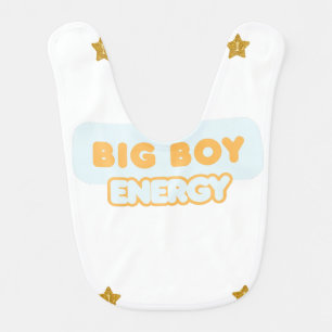 Big Boy Energy Baby Bib
