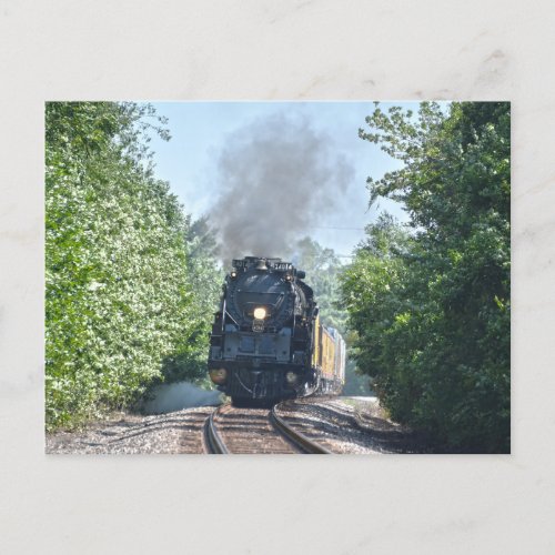 Big Boy No 4014 Steam Locomotive Postcard