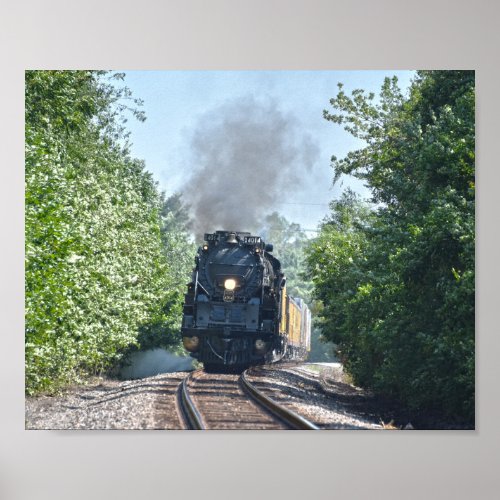 Big Boy No 4014 Steam Locomotive Poster