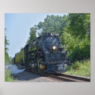 Big Boy No. 4014 Steam Locomotive Poster