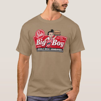 Big Boy vintage sign from a Real Sign Hop Service T-Shirt