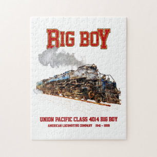 Big Boy Vintage Steam Train American Locomotive Jigsaw Puzzle