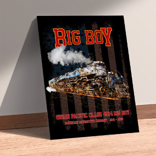 Big Boy Vintage Steam Train American Locomotive Photo Print