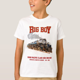 Big Boy Vintage Steam Train American Locomotive T-Shirt