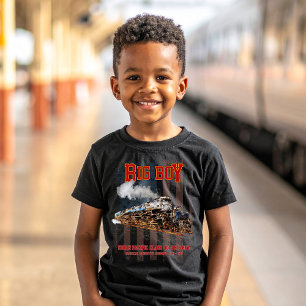Big Boy Vintage Steam Train American Locomotive T-Shirt