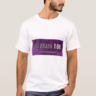 Big Brain 100 purple T-Shirt