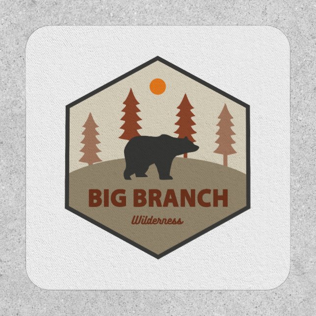 Big Branch Wilderness Vermont Bear Patch (Front)