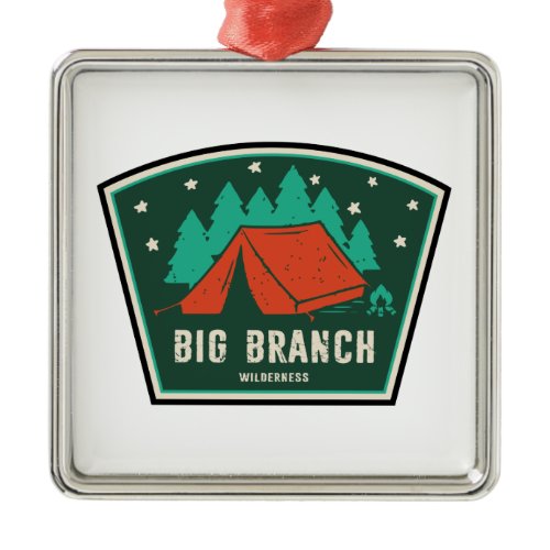Big Branch Wilderness Vermont Camping Metal Ornament
