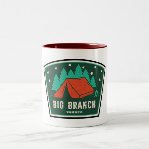 Big Branch Wilderness Vermont Camping Two_Tone Coffee Mug