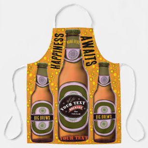 BIG BREWS Happiness Awaits Apron