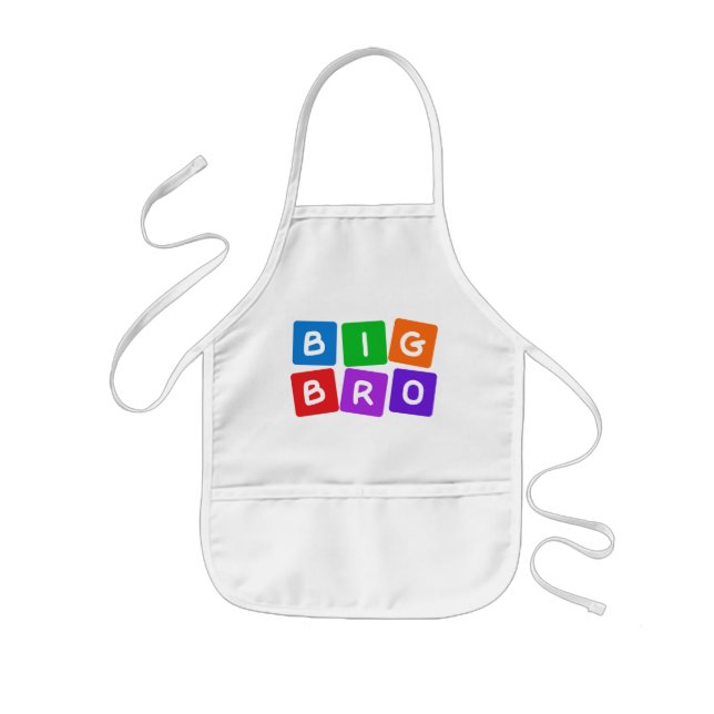Big Bro apron – choose style & color (Front)