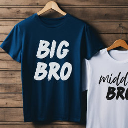 BIG BRO baby brother announcement, sibling gift T-Shirt