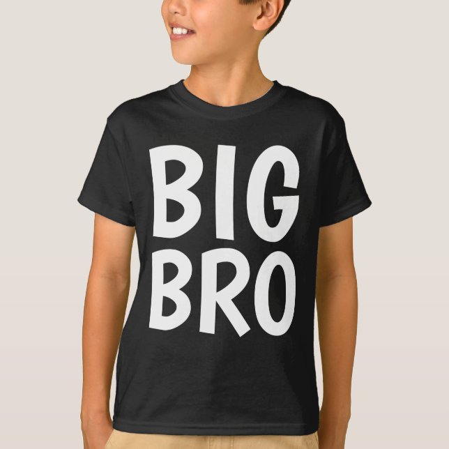 BIG BRO BROTHER kids T-shirts (Front)