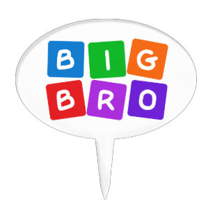 Big Bro cake topper