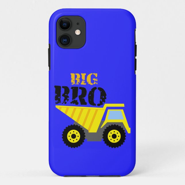 Big Bro Construction Yellow Dump Truck Case-Mate iPhone Case (Back)