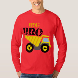 Big Bro Construction Yellow Dump Truck T-Shirt
