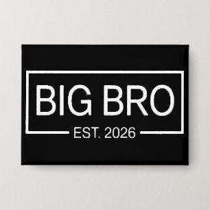 Big Bro Est. 2026 New Big Brother Pregnancy Baby Button