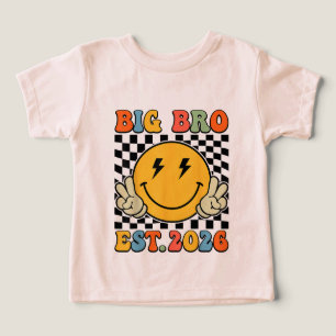 Big Bro Est 2026 Retro Big Brother Announcement Toddler T-shirt
