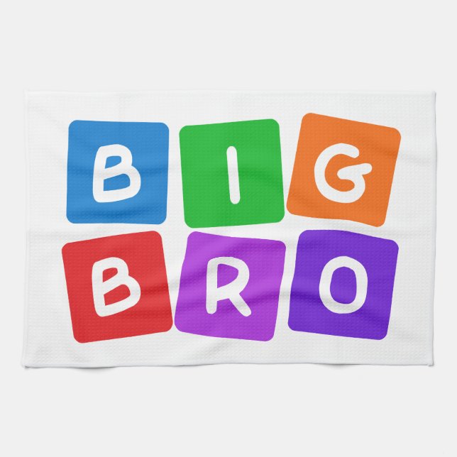 Big Bro hand towel (Horizontal)