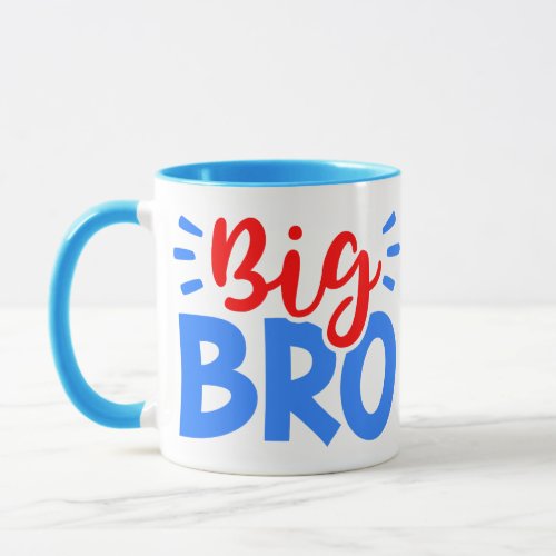 BIG BRO in Red and Blue Mug
