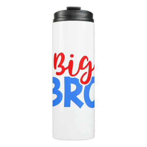 BIG BRO in Red and Blue Thermal Tumbler