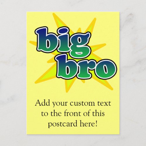 Big Bro Postcard