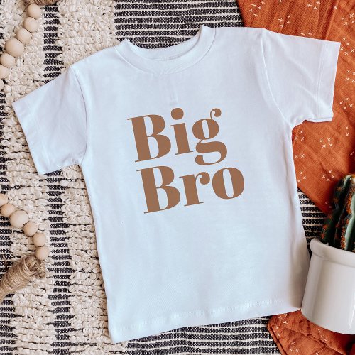 Big Bro  Rust Matching Sibling Family Baby T_Shirt