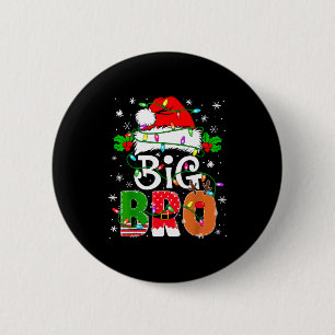 Big Bro Santa New Sibling Brother Announcement Xma Button
