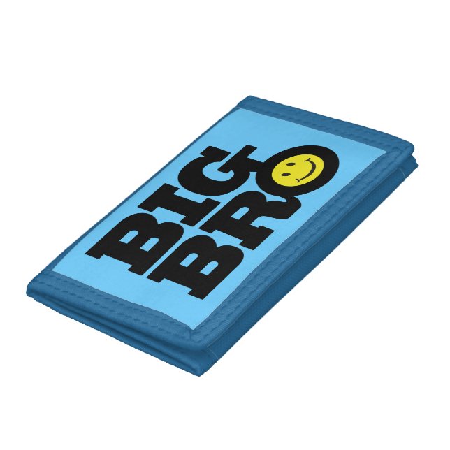 Big bro smile blue tri-fold wallet (Bottom)