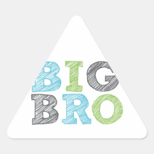 Big Bro Triangle Sticker