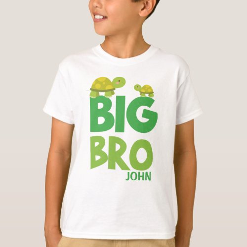 Big bro turtle shirt set