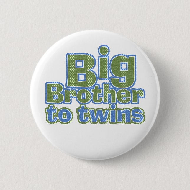 Big Bro - Twins Pinback Button (Front)