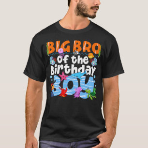 Big Bro Under Sea Birthday Party Boys Ocean Sea An T-Shirt