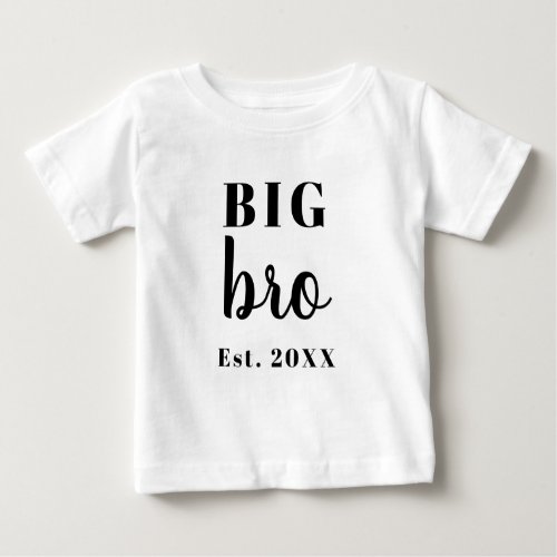 Big Bro Year Baby T_Shirt