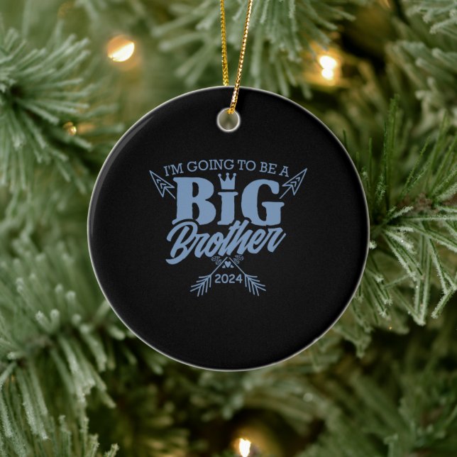 Big Brother 2024: Perfect Birth Gift! Ceramic Ornament (Tree)