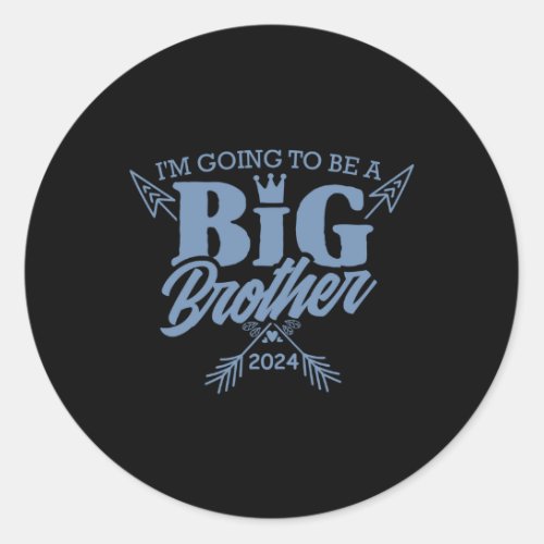 Big Brother 2024 Perfect Birth Gift Classic Round Sticker