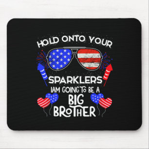 Big Brother 4th Of July Pregnancy Announcement  Mouse Pad