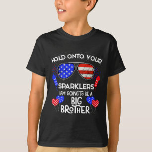 Big Brother 4th Of July Pregnancy Announcement  T-Shirt