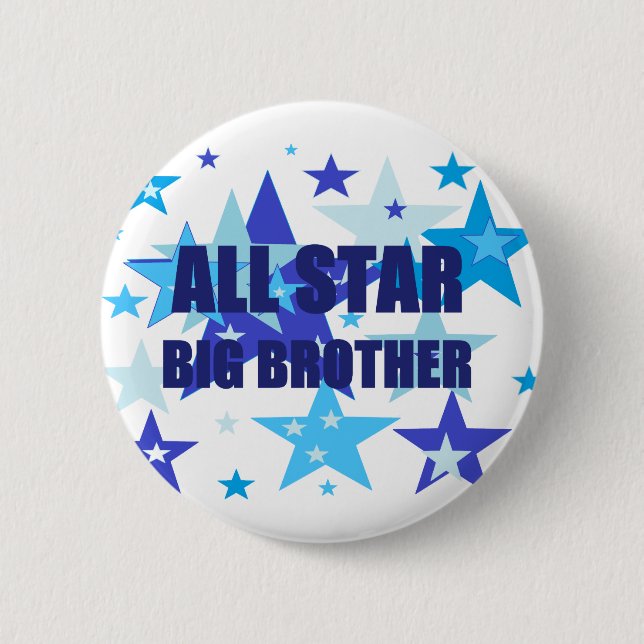 Big Brother All Star Pinback Button (Front)