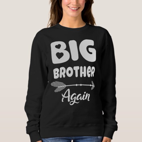 Big Brother Announcement Boys Kids Big Brother Aga Sweatshirt
