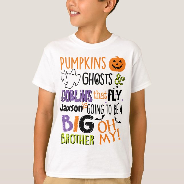 Big Brother Announcement Shirt Halloween (Front)