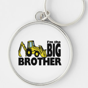 Big Brother Backhoe Keychain