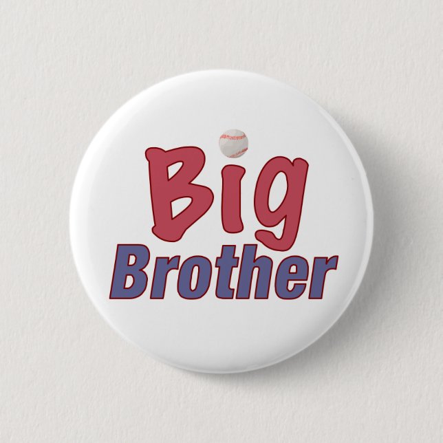 Big Brother (baseball) Button (Front)